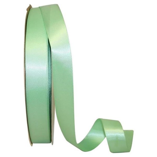 Reliant Ribbon Reliant Ribbon 4950-056-05C 0.875 in. 100 Yards Double Face Satin Ribbon; Mint 4950-056-05C